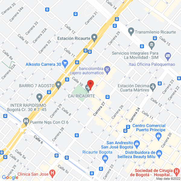 Map of Restaurante Super Brasas