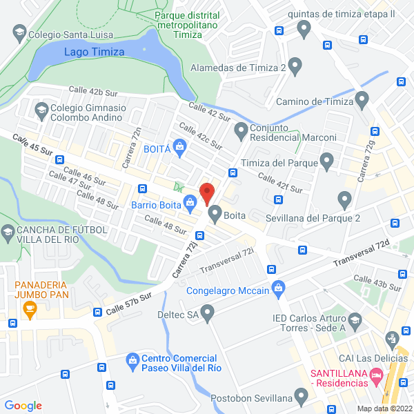 Map of Supermercado Comergon