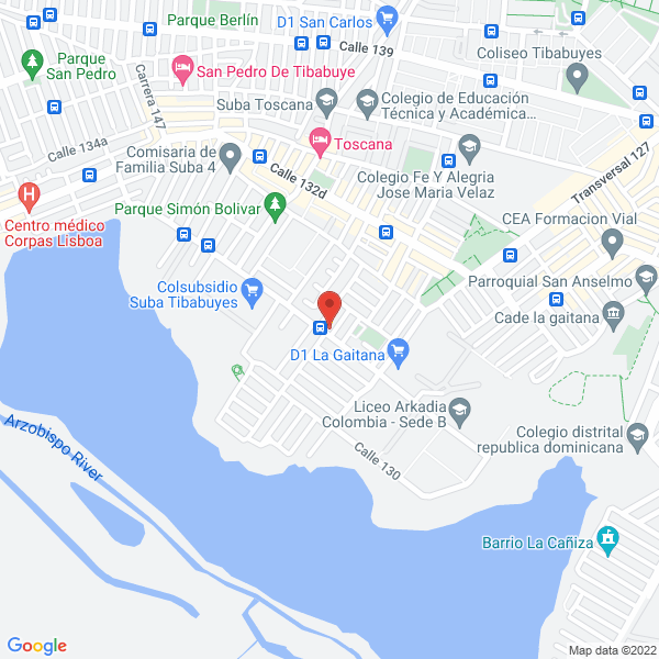 Map of Supermercado Cristi S.A.S.