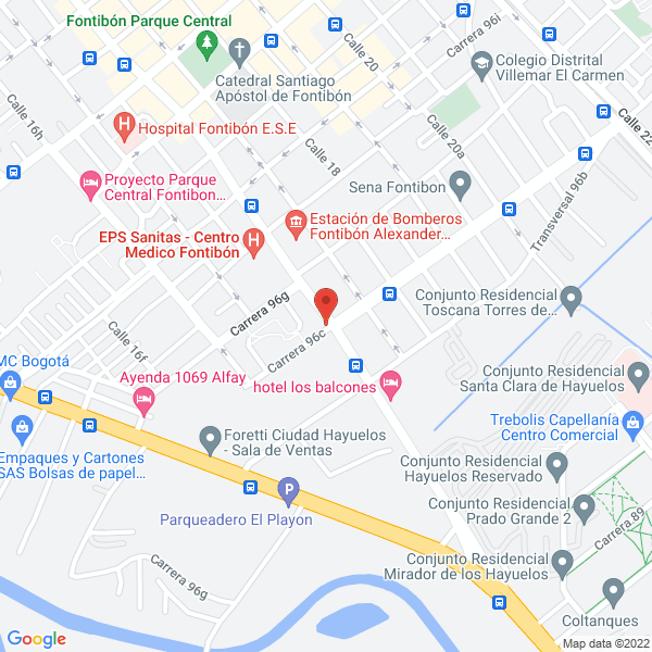 Map of Americantur Ltda.