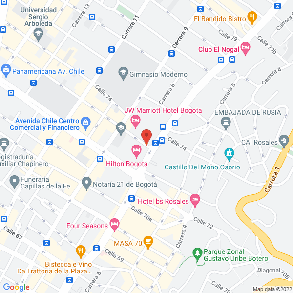 Map of Origami Centro De Desarrollo Infantil