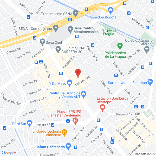 Map of Induform S.A.S