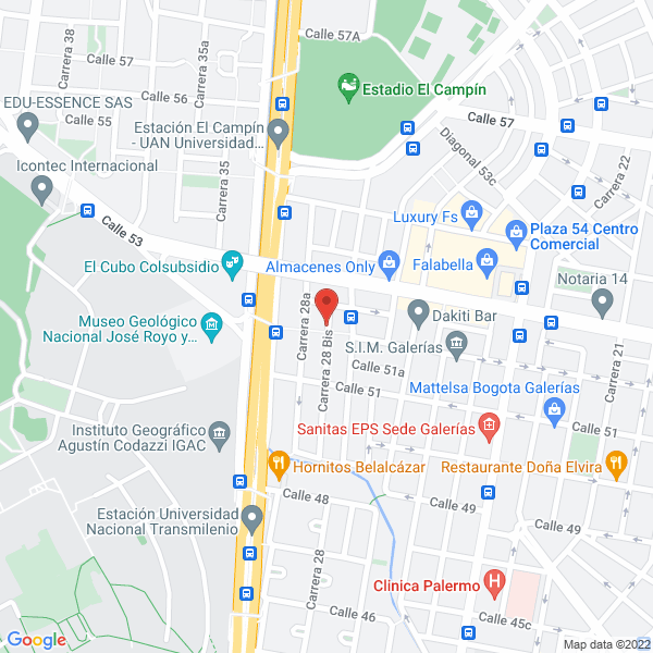 Map of Consultorio Odontologico Dra. Claudia Morales Castro
