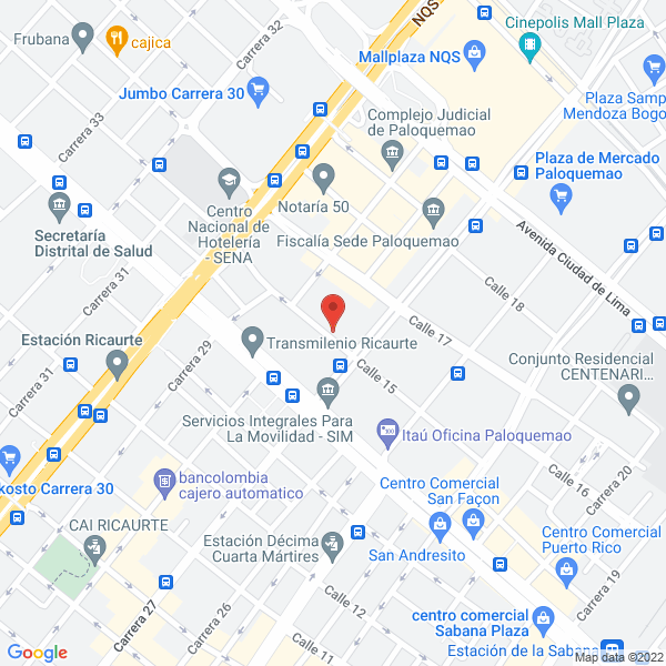 Map of Tienda Hidraúlica S.A.S