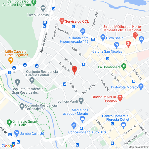Map of C.M.E. Dra. Carolina Ruiz Ramirez S.A.S.