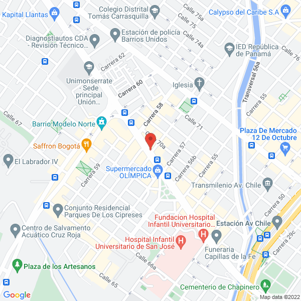 Map of Carnes Oasis