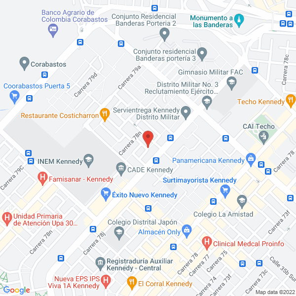 Map of Diosalud S.A.