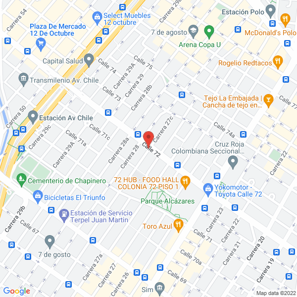 Map of Edimulticolor S.A.S.