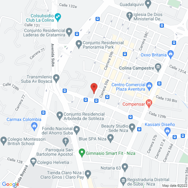 Map of Fundación Fé