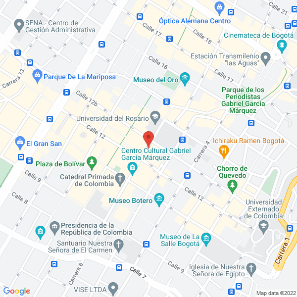 Map of Departamento Administrativo De La Funcion Publica