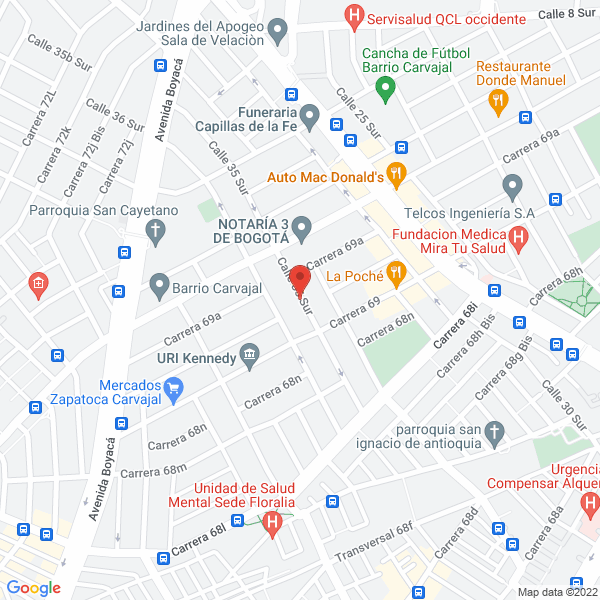 Map of Serinplast S.A.S.