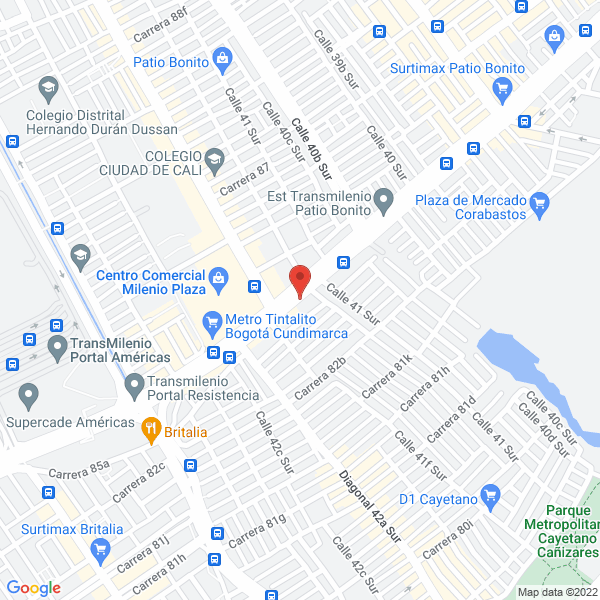 Map of Ferremetálicas Medina