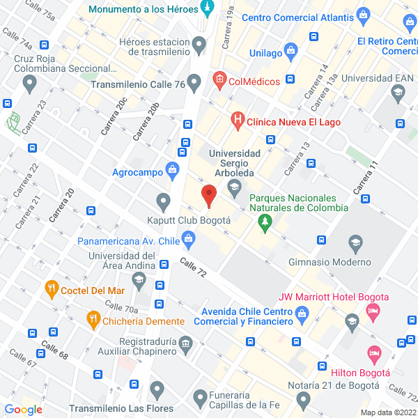 Map of Flores Y Artesanías María L.