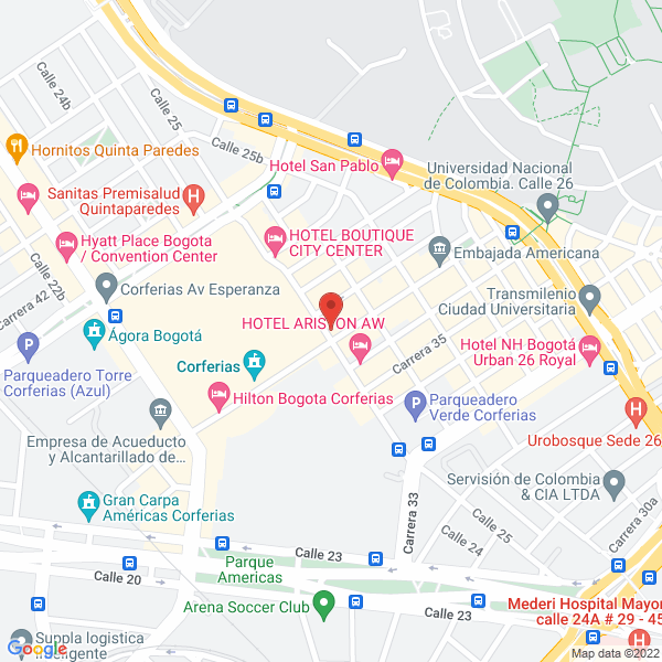 Map of Cadyllac Comidas Rapidas