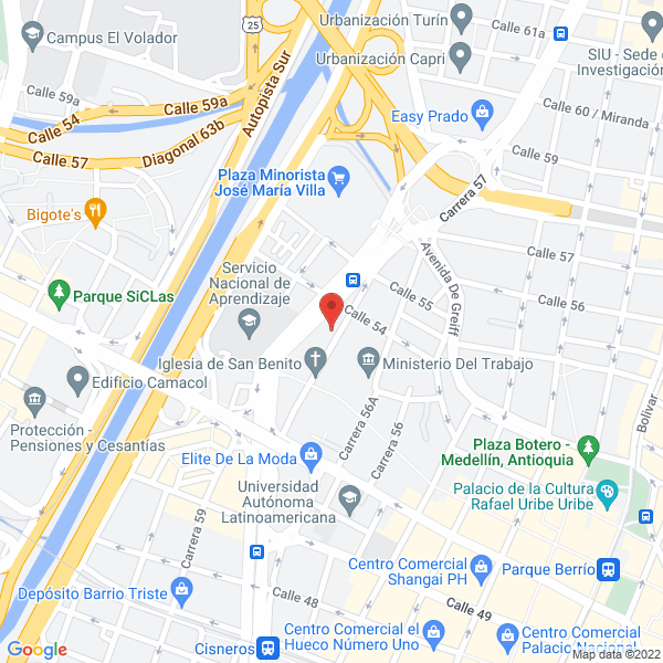 Map of Grupo Rj S.A.S.