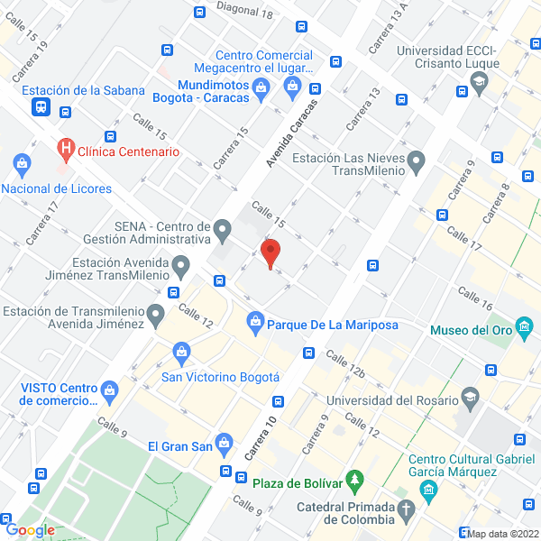 Map of Control Electrico