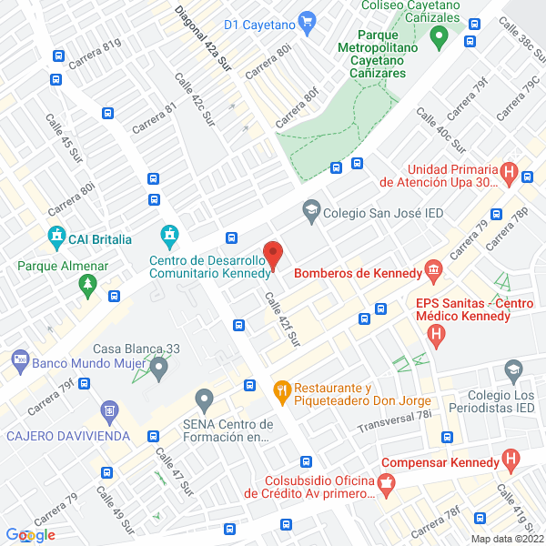 Map of Americana De Relojes Y Suministros