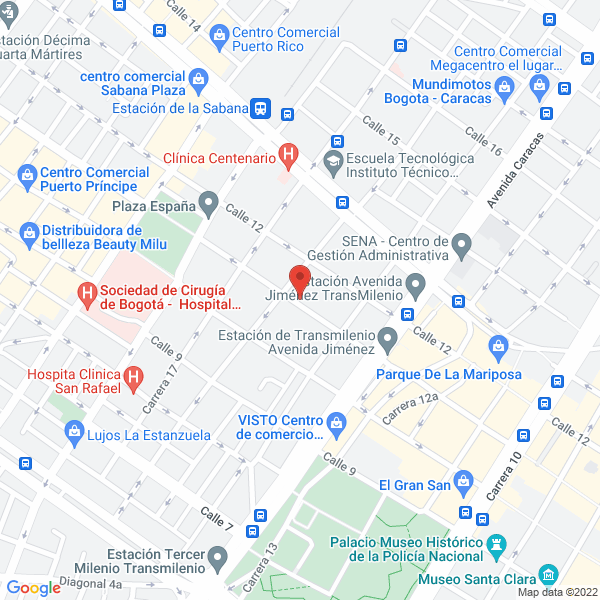 Map of Ferretería Orlando Vanegas Gualtero