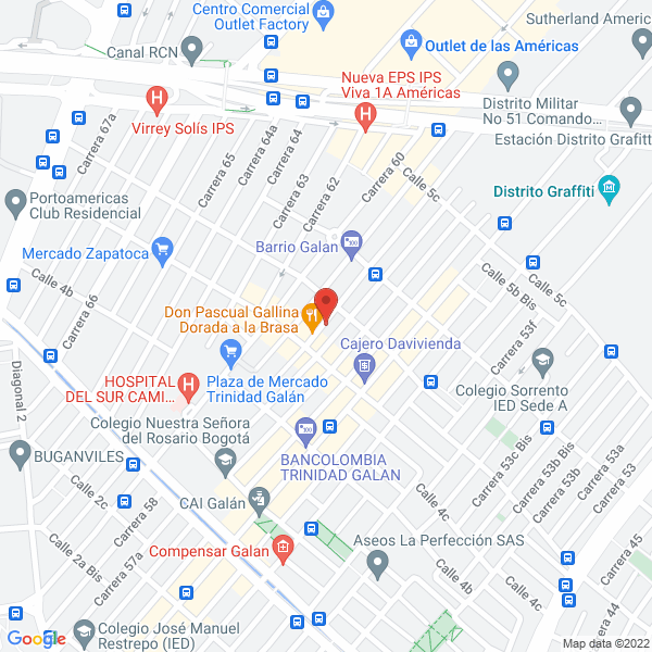 Map of Diaz Impresoras