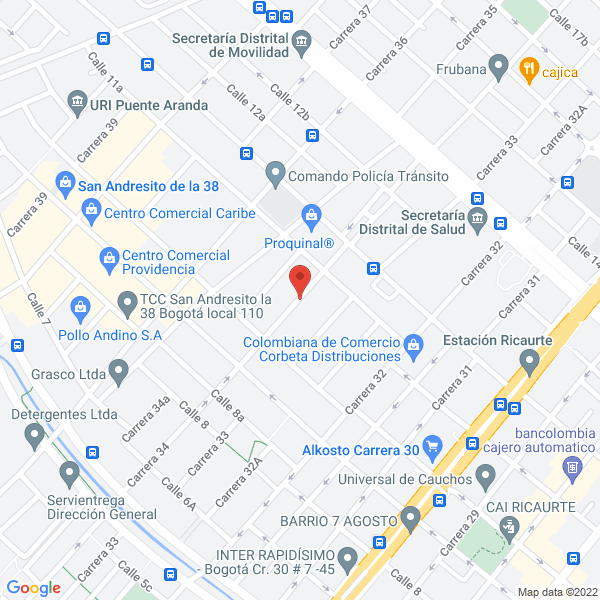 Map of Cripack S.A.S