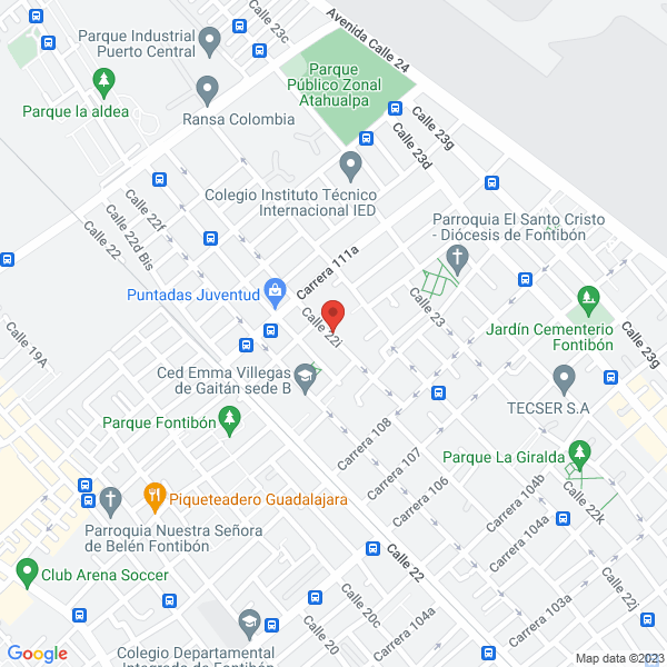 Map of Casa Foil Ltda.