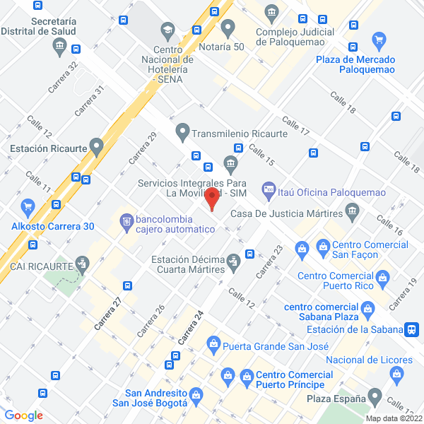 Map of Representaciones Mecánicas M Y M