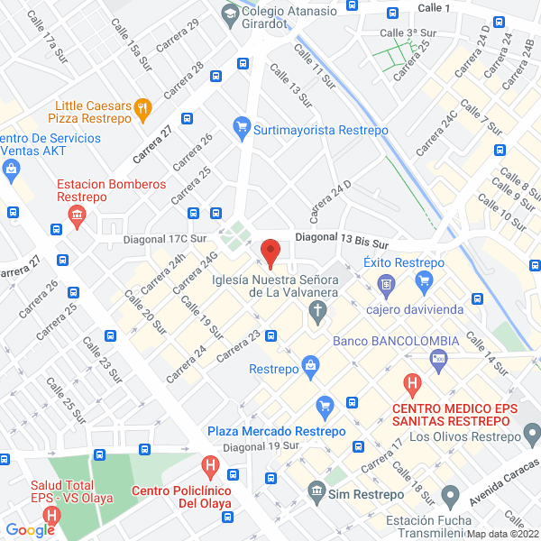 Map of Manufacturas Mejoradas Mitchell