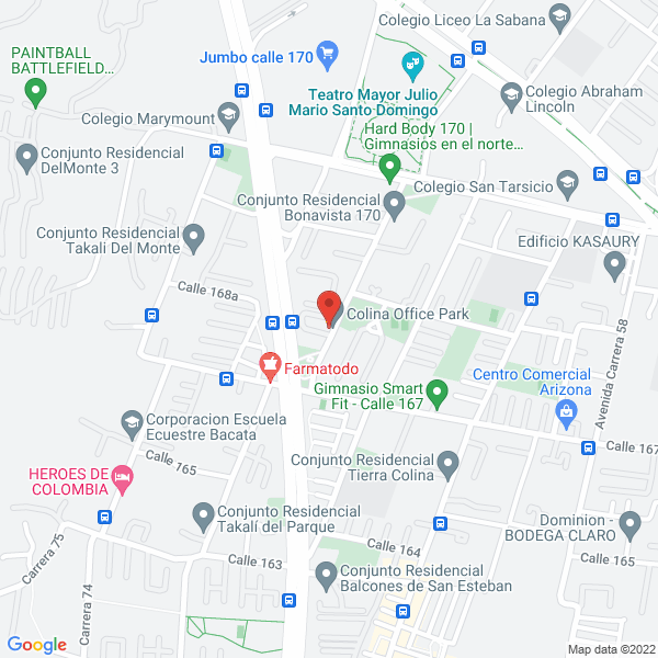 Map of Fundacion Ariel