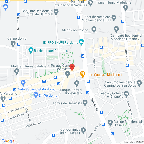 Map of Puntomotor S.A.S