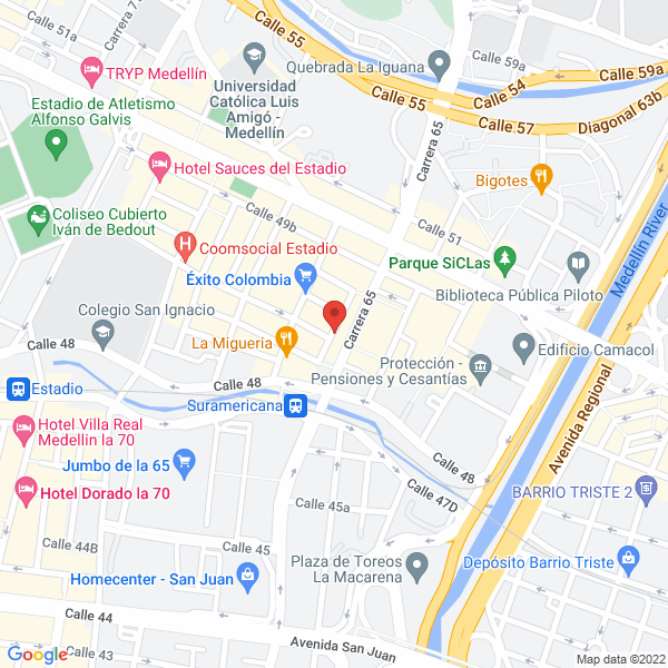 Map of Testec