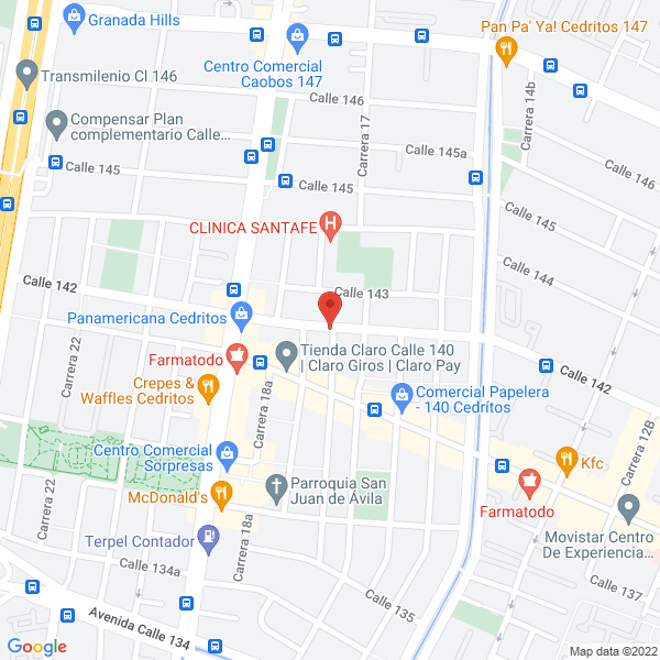 Map of Servimos Norte