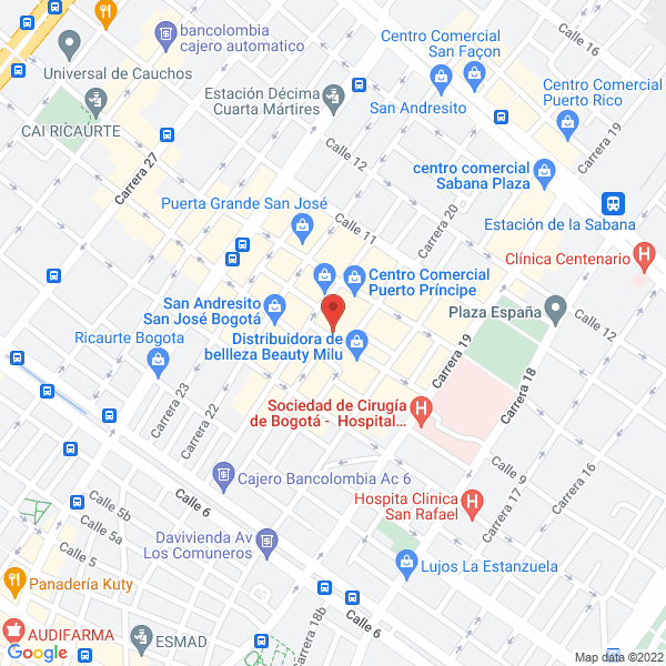 Map of Blusas María Alejandra