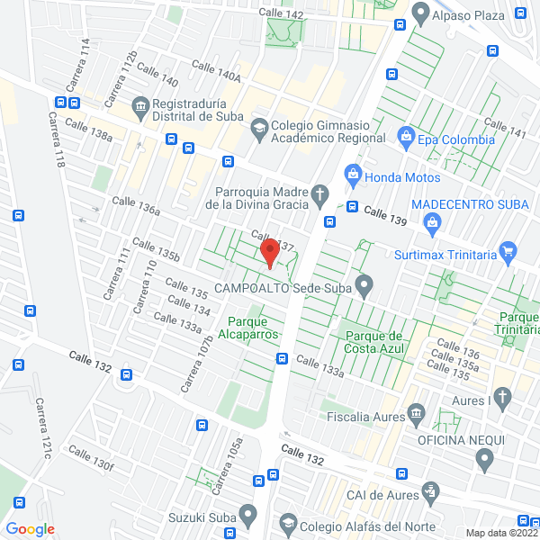 Map of Parranda Vallenata A Y D Eventos