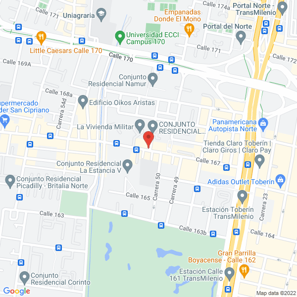 Map of Trío Serenatas Con Música Colombiana