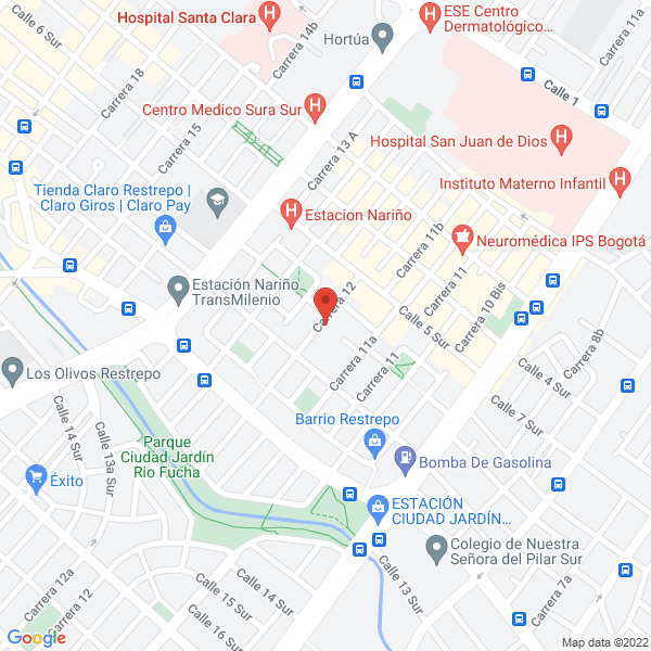 Map of Agrupacion Llanera Luna Roja Show