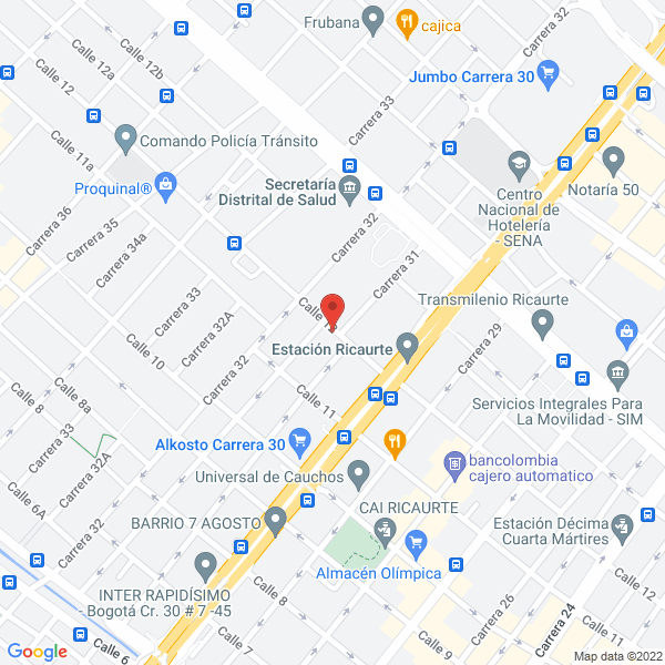 Map of Tepimec