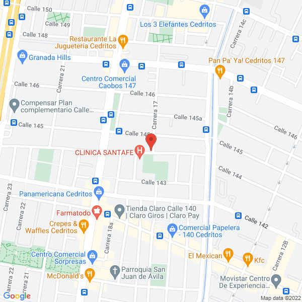 Map of El Camino Musical Garden S.A.S.