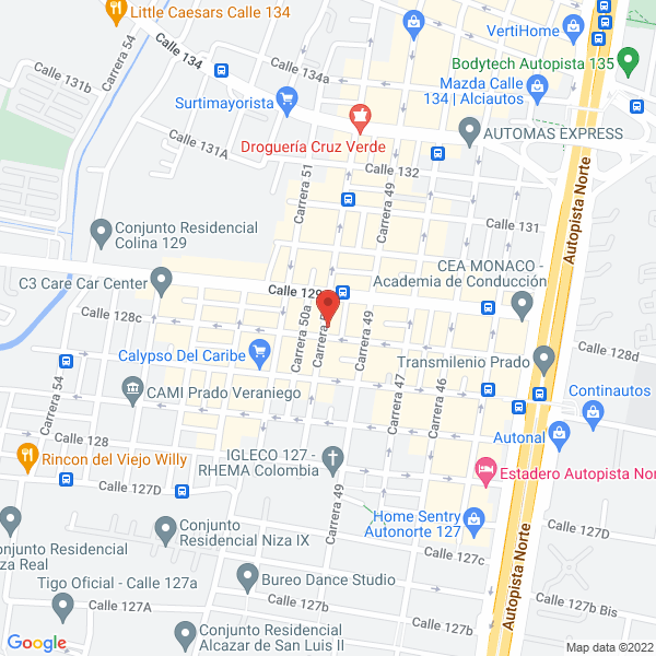 Map of Valentine Alquileres Y Eventos
