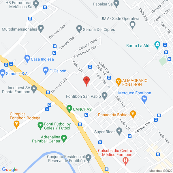Map of Metalmecánica Metalser