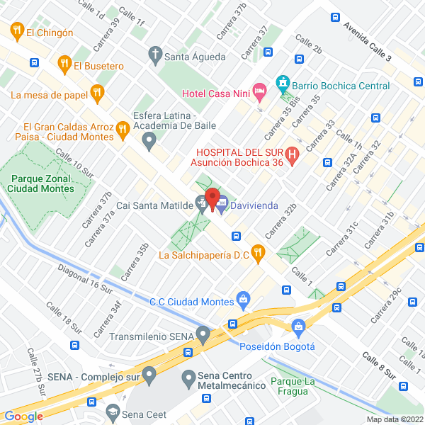 Map of Medios De Transporte Turístico Metrotours S.A.S