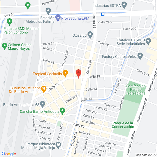 Map of Supermercado La 25