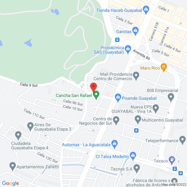 Map of Supermercado La Comparcita