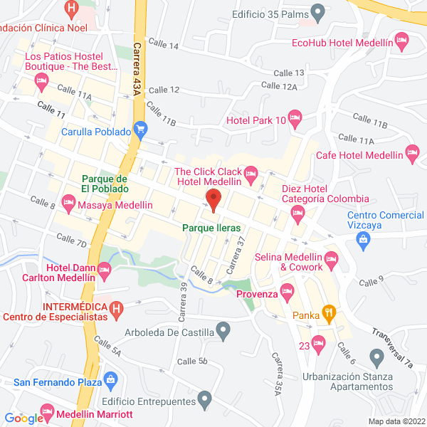 Map of Supermercado Merka 10
