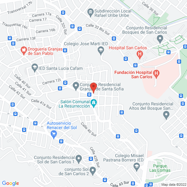 Map of Supermercado Y Comercializadora Cundinamarca S.A.S.