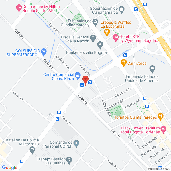 Map of Surty Quesos El Triunfo