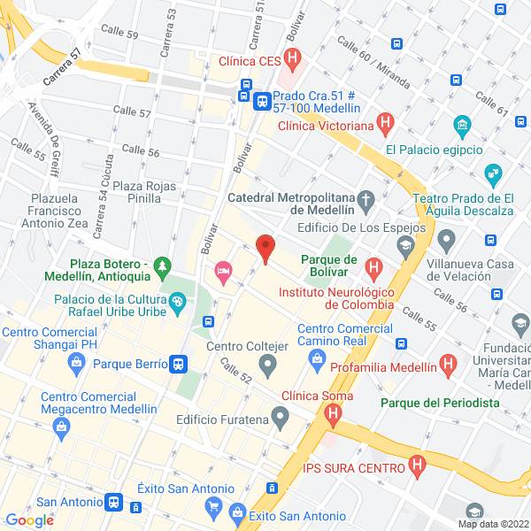 Map of Sus Vueltas A.H. E.U