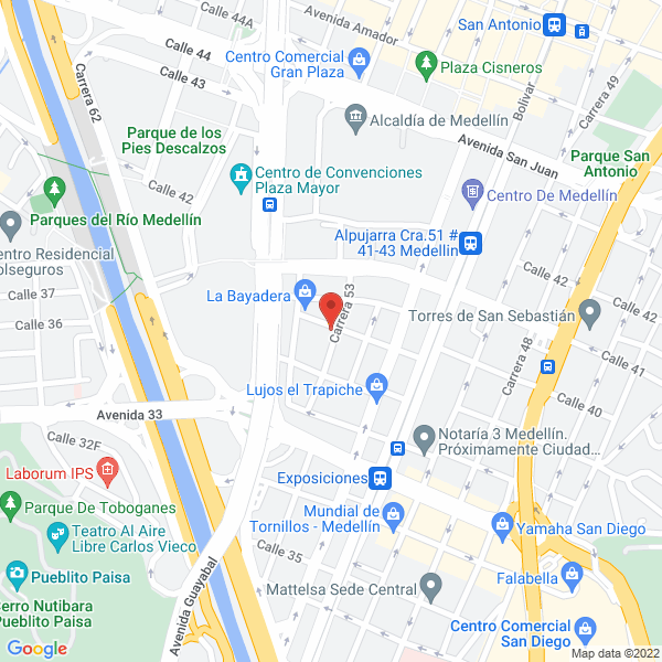 Map of Tapicería La 40