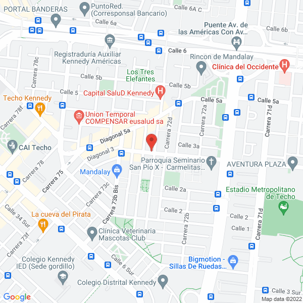 Map of Technology Workshop S.A.S.