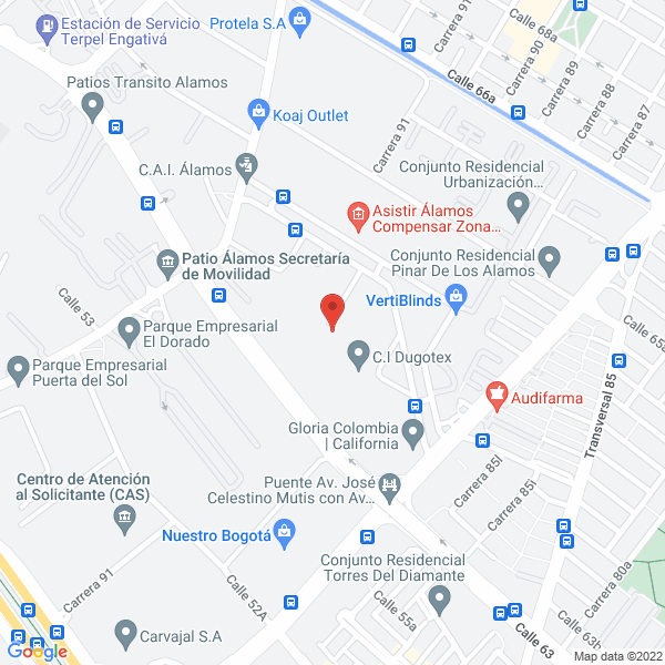 Map of Techtex S.A.