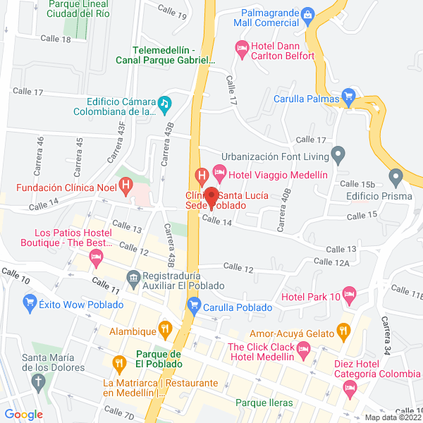 Map of Tele Producciones